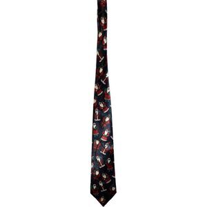 Vintage Yulie Tie Greetings Santa Claus Tie